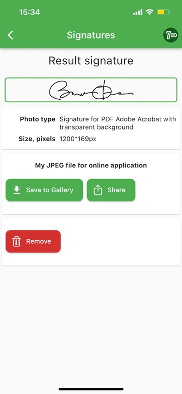 Додаток 7ID: отримайте зображення результату електронного підпису за лічені секунди