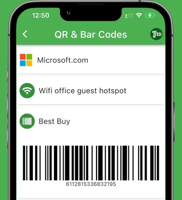 QR-Code- und Barcode-Generator und -Speicherung: Kostenlose App