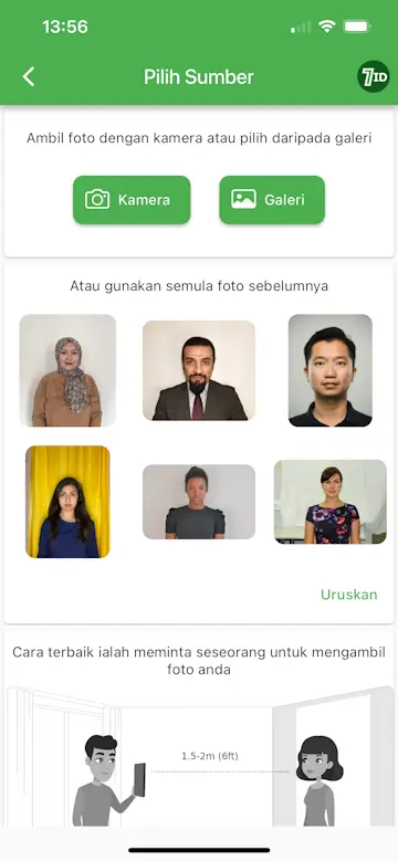 Apl 7ID: Pembuat foto visa AS