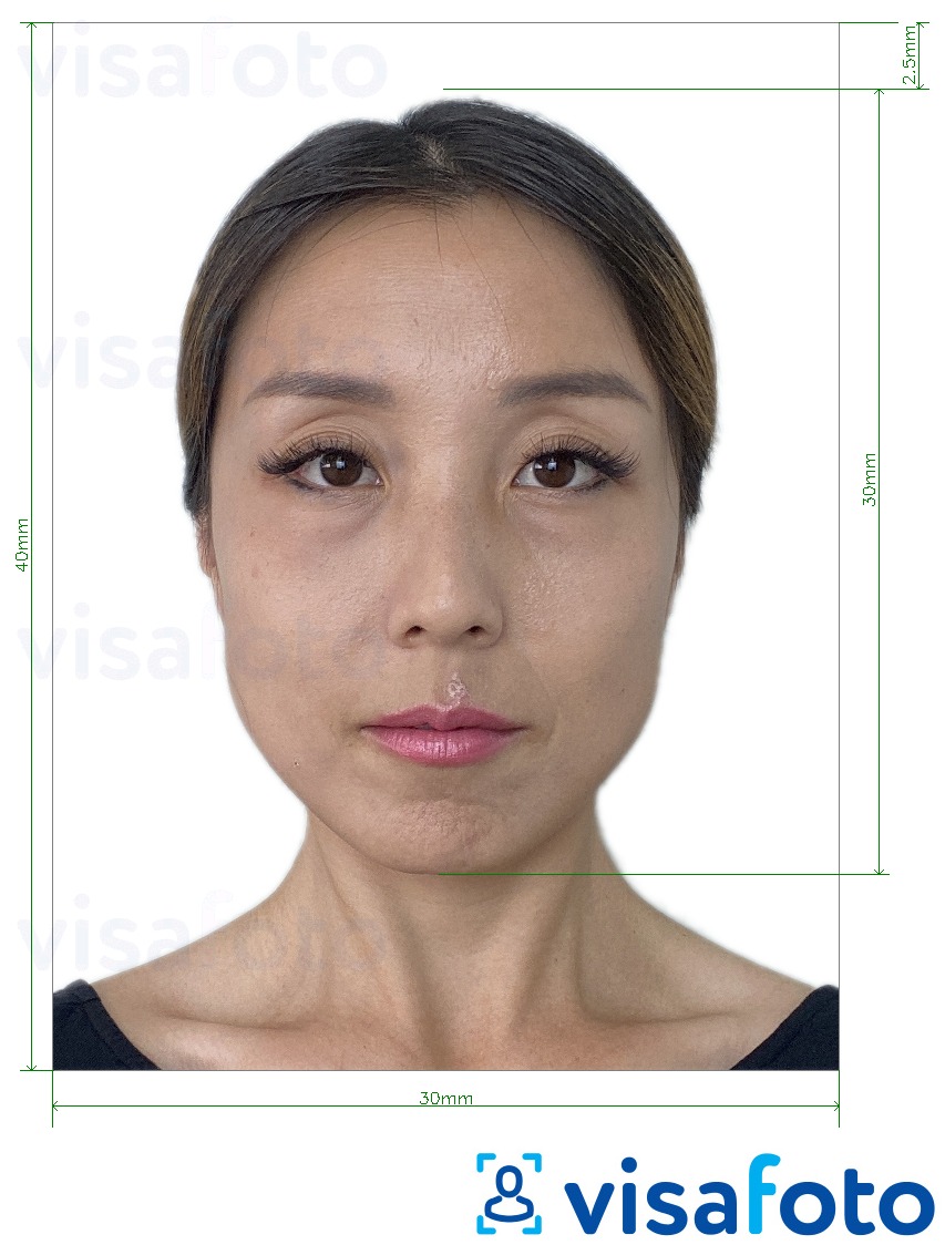 Contoh foto untuk __name__ dengan spesifikasi saiz yang tepat.