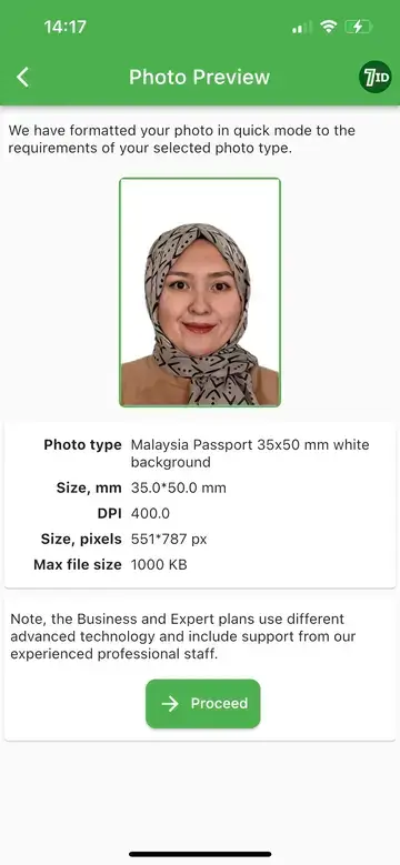 Apl 7ID: Dapatkan gambar pasport Malaysia yang mematuhi sepenuhnya