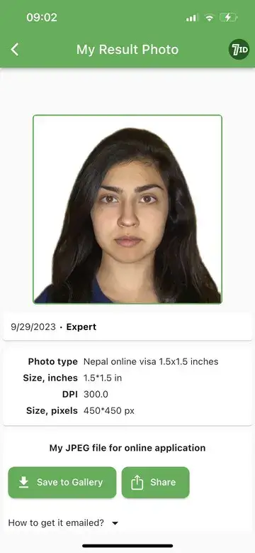 7ID: Contoh Foto Visa Nepal